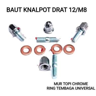 ( 2Pcs ) BAUT KNALPOT MIO NMAX LEXI AEROX RX KING RXS RXZ JUPITER MX BAUT KNALPOT MOTOR