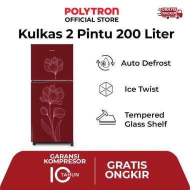 POLYTRON Kulkas 2 Pintu - PRB 200R