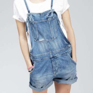 Ninety Degrees Short Overall A01 Series Light Blue 41A01D3LL XL