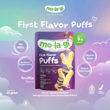 Molagi - First Flavour Puff 25gr | Snack Bayi TRUFFLE