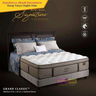 Kingkoil springbed kasur pocket grand euro top horse hair fiber Grand Classic orthopedic king koil G