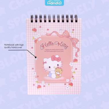 Hello Kitty A6 Memo Spiral Notebook 2505-4302 - Adinata / Buku Catatan / Memo