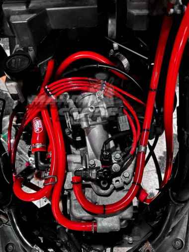 KABEL GROUNDING TEMBAGA MURNI 7 TITIK VARIO 125 150 LED NEW POWER UP - REGULER MERAH, BEAT/SCOOPY SU