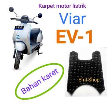Karpet sepeda motor listrik VIAR EV1 VIAR EV 1 Bahan karet