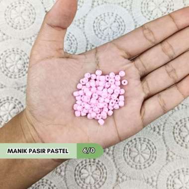 20 GRAM MANIK PASIR 6/O PASTEL 6/0 KUNING