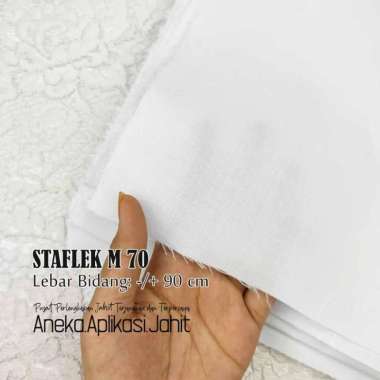 STAFLEK KAIN KERAS M70 PER METER