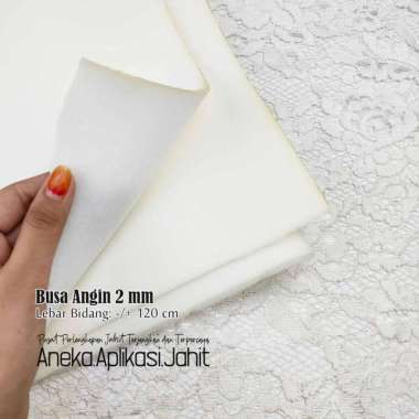 BUSA ANGIN LEMBUT 2 MM / DALEMAN TAS / TUTUP KULKAS / TAPLAK MEJA