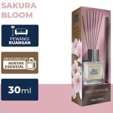 Bayfresh Reed Diffuser Regular Pengharum Ruangan Sakura Bloom