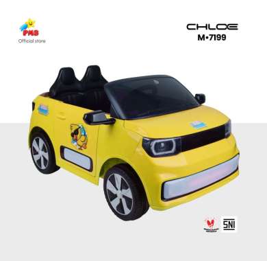 Mainan Anak Mobil Aki Chloe M7199 – PMB Toys Kuning