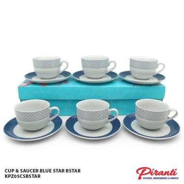 Cup & Saucer Porcelain Set Kopin 6 pcs / Tea Set Porcelain 6 pcs Kopin MINI MALISTA