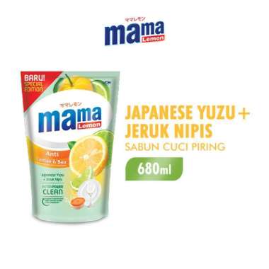 Promo Harga Mama Lemon Cairan Pencuci Piring Jeruk Nipis 780 ml - Blibli