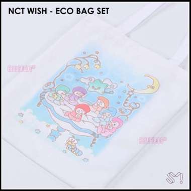 NCT WISH Eco Bag Set - Official - Ready Stock RIKU
