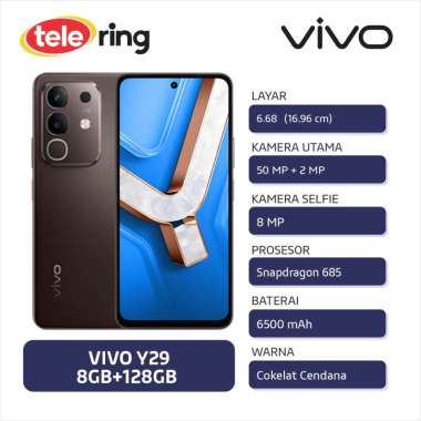HP VIVO Y29 8/128GB COKLAT