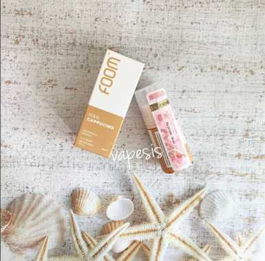 Foom Iced Cappucino 30mg 30ml Saltnic Salt Nic Beverage Series Ice
