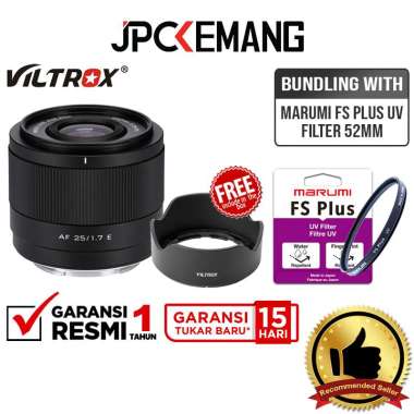 JPC KEMANG Viltrox AF 25mm f1.7 Air for Sony E APSC Lens Viltrox 25 mm f/1.7 Sony Lensa GARANSI RESM