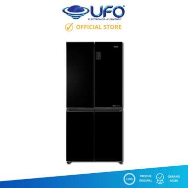 Aqua Kulkas Multidoor 4 Pintu Inverter 456 Liter AQRTTD546RBC(BK)