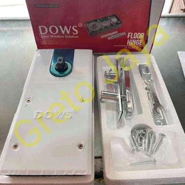 DOWS FH211 Floor Hinge Spring FloorHinge Engsel Tanam Tanem FH 211 Floorhing Kaca Tempered Pintu Tem