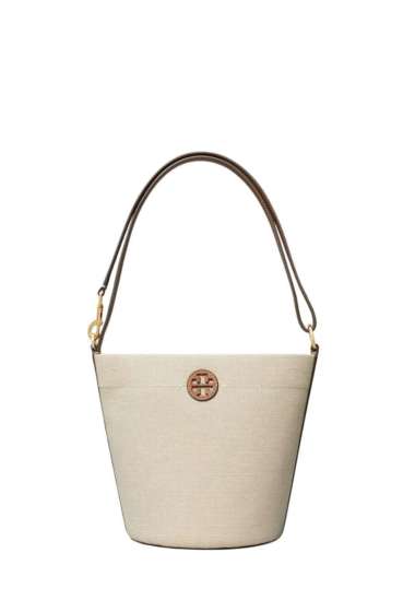 TORY BURCH Blake Canvas Bucket Bag