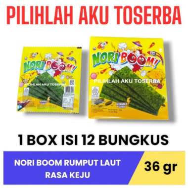 NORI BOOM Rumput Laut Rasa KEJU - ( HARGA 1 BOX )