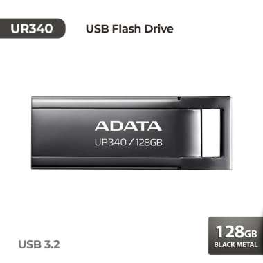 ADATA UR340 USB Flash Drive - 32GB/64GB/128GB 128GB Black