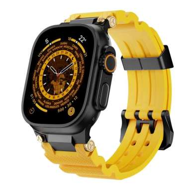 Rocky Norman Strap Silicone rubber Apple watch 10 46mm 9 45mm 8 7 6 5 44mm 3 SE iwatch Ultra 1 2 49m