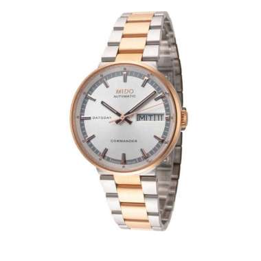 MIDO Commander M144302203180 Silver Rosegold