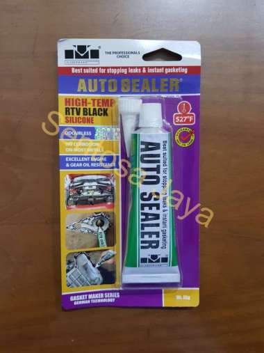 Klebermann Auto Sealer / Lem Gasket Silicone Hitam Besar 85 Gram