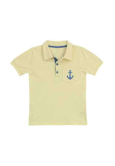TORIO Polo Shirt Yellow ( 6-12 tahun ) - Atasan Anak - Polo Anak Laki-laki 7-8Y
