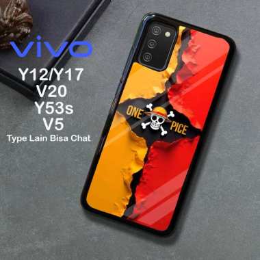 Custom Case TPU 3D Casing Softcase Tempered Glass Cover Belakang Hp Vivo Y12, Y17, V20, Y53s Vivo Y1