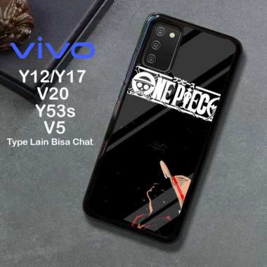 Custom Case TPU 3D Casing Softcase Tempered Glass Cover Belakang Hp Vivo Y12, Y17, V20, Y53s Vivo Y1