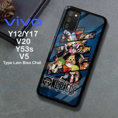Custom Case TPU 3D Casing Softcase Tempered Glass Cover Belakang Hp Vivo Y12, Y17, V20, Y53s Vivo Y1