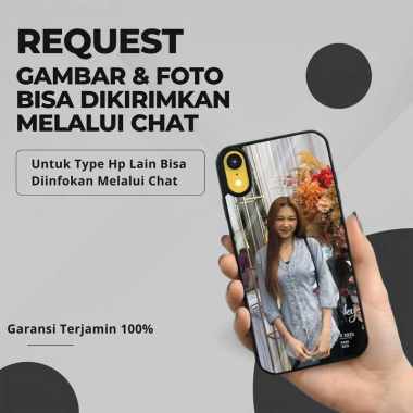 Custom Case TPU 3D Casing Softcase Tempered Glass Cover Belakang Hp Vivo Y12, Y17, V20, Y53s Vivo Y1