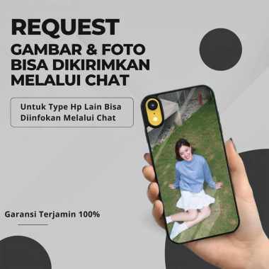 Custom Case TPU 3D Casing Softcase Tempered Glass Cover Belakang Hp Vivo Y12, Y17, V20, Y53s Vivo Y1