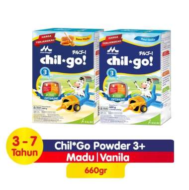 Chil Go Powder 3+ Kemasan 660 g - Susu Bubuk Anak Vanila - Kemasan Utuh