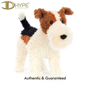 JELLYCAT HECTOR FOX TERRIER DOLL 100% ORIGINAL + DUSTBAG