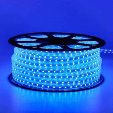 Lampu LED Strip Selang 100 Meter Full LED 2835 IP65 220V Hiasan Dekorasi Pohon Indoor Outdoor Plafon