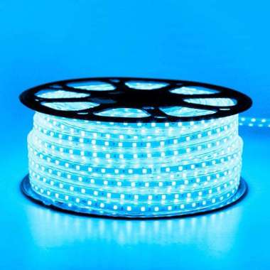 Lampu LED Strip Selang 100 Meter Full LED 2835 IP65 220V Hiasan Dekorasi Pohon Indoor Outdoor Plafon