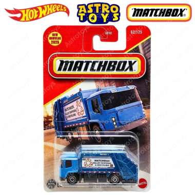Matchbox MBX EV Trash Truck / Mainan Anak Koleksi Miniatur Diecast 1:64 Mobil Truk Sampah Hotwheels