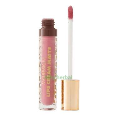 Lipcream Matte Moreskin/Moreskin Lipcream Matte/Lipstik Nasa/Lipstik Moreskin LC09-Coklat Tua