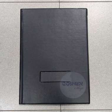 Map Rapor / Raport / Rapot / Ijazah Polos TOPLA DK-999 Cover Kulit F4 Folio Isi 20 Pocket Hitam