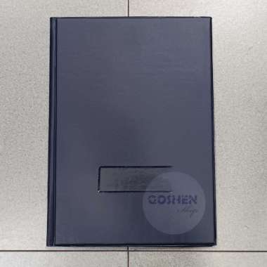 Map Rapor / Raport / Rapot / Ijazah Polos TOPLA DK-999 Cover Kulit F4 Folio Isi 20 Pocket Biru
