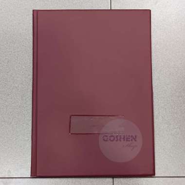 Map Rapor / Raport / Rapot / Ijazah Polos TOPLA DK-999 Cover Kulit F4 Folio Isi 20 Pocket Merah