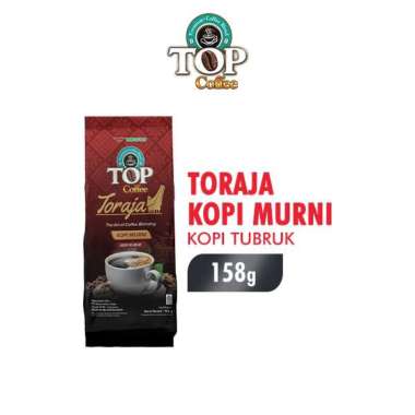 Top Coffe Toraja Kopi Murni 158gr - Kopi Murni Kemasan