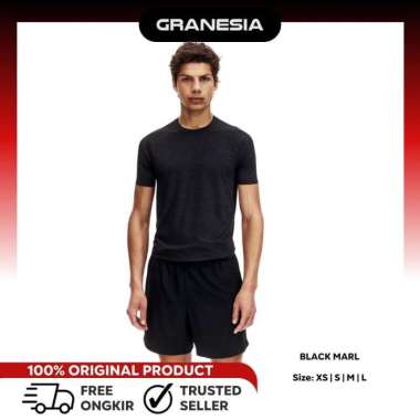 Kaos Olahraga Pria H&M Dry Move Muscle Fit Pro Training Men T-shirt HMT027/HMT032|Baju Fitness Runni