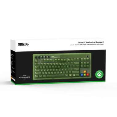 8bitdo Retro 87 Mechanical Keyboard Xbox Edition / Keyboard Gaming