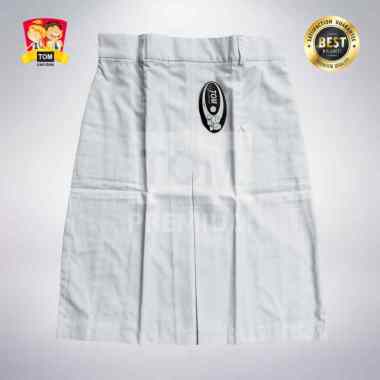 Seragam TOM - Rok SMA Span (L1) Pendek Putih No S
