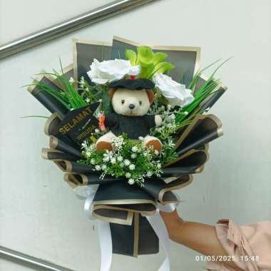Buket bunga sabun kado ultah hadiah valentine wisuda anniversary murah E