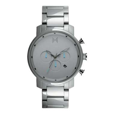 Jam Tangan Pria MVMT Chrono 28000284-D Men Ceramic Fog Grey Dial Grey Ceramic Strap Abu-abu