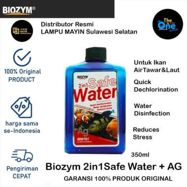 BIOZYM 2in1 Safe Water + Ag for Freshwater & Marine Fish Stabilizer untuk Ikan Air Tawar dan Laut BI