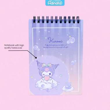 Kuromi A6 Memo Spiral Notebook 2532-4314 - Adinata / Buku Catatan / Memo